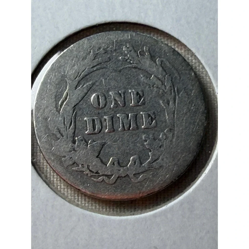 Lot of 6 Barber Silver Dimes 1902-O 1905-S 1909 1911 1912-S 1914-P US Coins